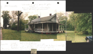 Architecture notebook 30: Prairie Ave. House, in Eutaw, Alabama.