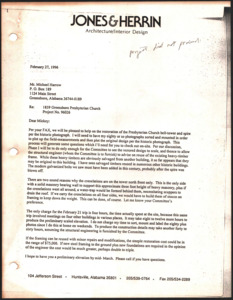 Architecture notebook 60: Presbyterian Church, on Main St., Greensboro, Alabama.