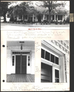 Architecture notebook 16: Pope's Tavern, in Florence, Alabama.