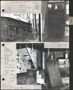 Architecture notebook 33: Sharp Cabin, near Florence in Lauderdale County, Alabama.