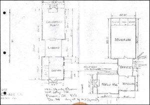 Architecture notebook 57: W.C. Handy Log House and Museum, in Florence, Alabama.
