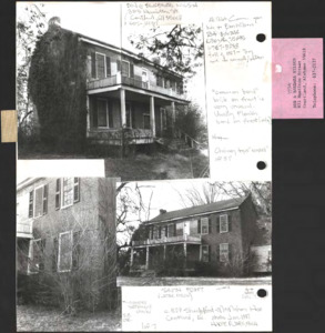 Architecture notebook 19: Shackelford-McMahon House, or the Wilson Residence, at 833 Hamilton St., Courtland, Alabama.