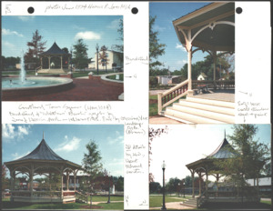 Architecture notebook ##: Bandstand, at the town square in Courtland, Alabama.