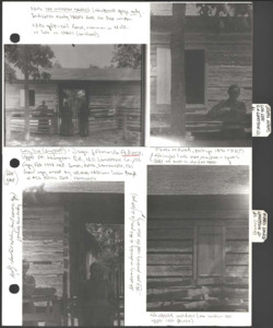 Architecture notebook 68: Adams Log House near Fort Hampton Rd in Elkmont, Ala.