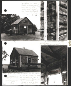 Architecture notebook 9: Log House in Greenbrier, Ala.