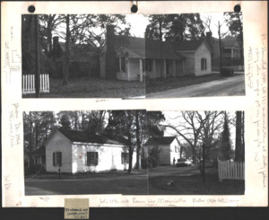 Architecture notebook 16:  Cain House, at 4828 High St., Mooresville, Alabama.