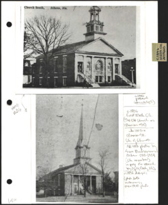 Architecture notebook 45: First Methodist Church, in Athens, Alabama.