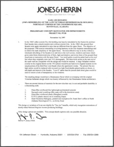 Architecture notebook 65: Henderson National Bank in Huntsville, Ala.