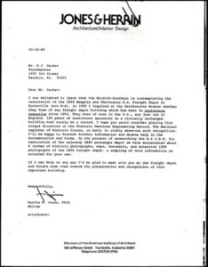 Architecture notebook 86: Freight Depot in Huntsville, Ala.