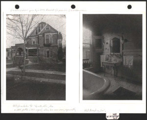 Architecture notebook 8: Houses at 403 and 405 Franklin St., including the Bradley House, Huntsville, Ala.