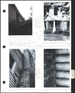 Architecture notebook 9: Bannister Alley House in Huntsville, Ala.