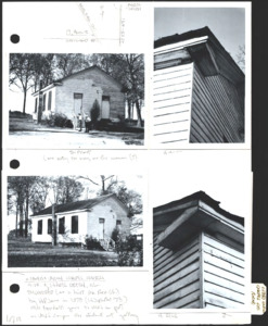 Architecture notebook 9: UAH Chapel, or Union Chapel Church or UAH Art Gallery, moved in 1974 to Huntsville, Ala.