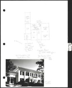 Architecture notebook 3: Fearn House, or the Fearn-Garth House or Fearn-King Home, at 517 Franklin St., Huntsville, Ala.