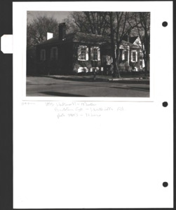 Architecture notebook 3: Hollowell-Mastin House, at 601 Franklin St., Huntsville, Ala.