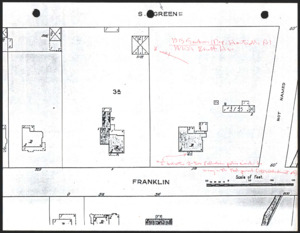 Architecture notebook 3: Rhett-Pipes House, at 621 Franklin St., Huntsville, Ala.