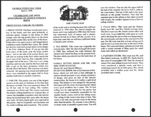 Architecture notebook 11: Oak Place, or George Steel House, at 808 Maysville Rd., Huntsville, Alabama.