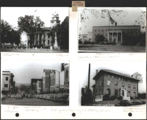 Architecture notebook 13: Old Downtown Huntsville Postcards.