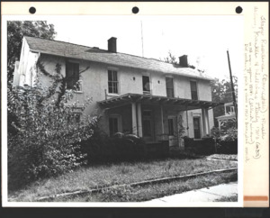 Architecture notebook 13: Stapp Residence, at Franklin and Williams St., Huntsville, Alabama.