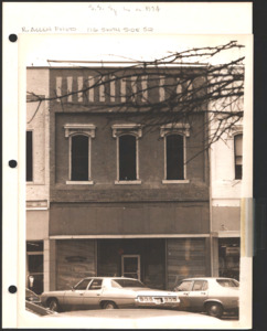 Architecture notebook 13: T. T. Terry Buildings, at South Side Square, Huntsville, Alabama.