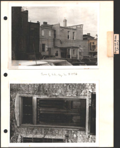 Architecture notebook 13: Backs of Buildings (Alleys), in Huntsville, Alabama.