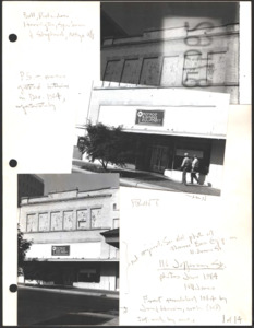 Architecture notebook 14: Monroe Business Equipment, at 116 S. Jefferson St., Huntsville, Alabama.