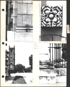 Architecture notebook 14: East Side Square Miscellaneous Buildings, in Huntsville, Alabama.