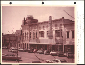 Architecture notebook 14: Southern Furniture Store, at North Side Square, Huntsville, Alabama.