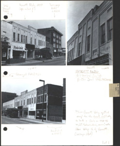 Architecture notebook 14: North Washington Street, Huntsville, Alabama.