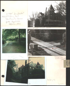 Architecture notebook 16: Ingleside, at 421 McClung Ave., Huntsville, Alabama.