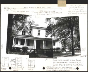 Architecture notebook 17: House at 519 Randolph Ave., Huntsville, Alabama.