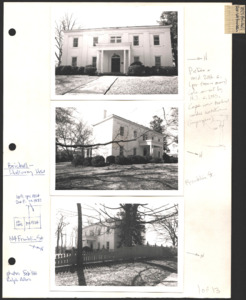 Architecture notebook 19: Brickell-Holloway House, at 614 Franklin St., Huntsville, Alabama.