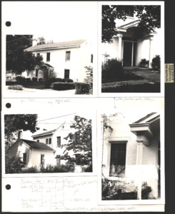 Architecture notebook 22: Purdom House, at 409 Randolph St., Huntsville, Alabama.