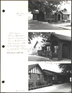 Architecture notebook 22: House at 500 Governors Dr., Huntsville, Alabama.