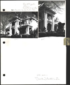 Architecture notebook 34: Van Valkenburg House, at 501 Franklin St., Huntsville, Alabama.