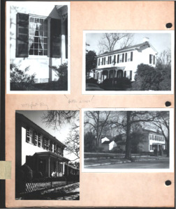 Architecture notebook 34: Erskine Hendrick House, at 527 Franklin St., Huntsville, Alabama.