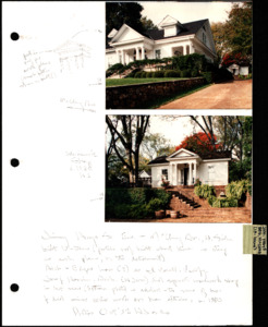 Architecture notebook 42: Hays Residence, at 425 McClung Ave., Huntsville,  Alabama.