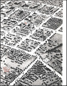 Architecture notebook 45: Church of the Nativity Administration Building, 208 Eustis Ave., Huntsville, Alabama.