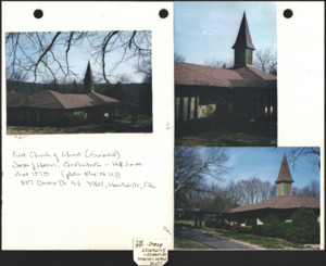 Architecture notebook 55: First Church of Christ (Scientist), at 807 Owens Dr., Huntsville, Alabama.