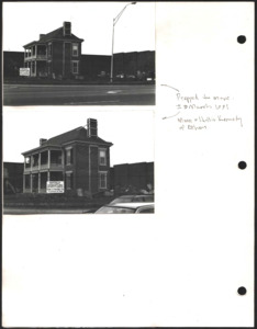 Architecture notebook 55: Humphrey-Rogers House, at 502 West Clinton St., Huntsville, Alabama.