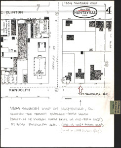 Architecture notebook 59: House at 303 Randolph Ave., Huntsville, Alabama.
