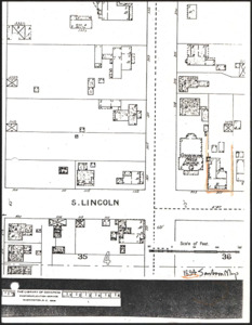 Architecture notebook 60: Feeney-Brooks House, at 203 S. Lincoln St., Huntsville, Alabama.
