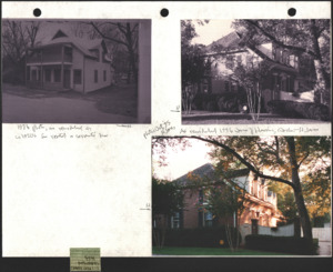 Architecture notebook 60: Haws Carriage House, at 606 Greene St., Huntsville, Alabama.