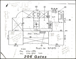 Architecture notebook 62: Brahan-Goldsmith House, at 206 Gates Ave., Huntsville, Alabama.