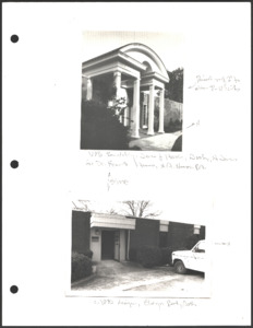 Architecture notebook ##: Dr. Frank Haws Office, at 105 Rands Ave., Huntsville, Alabama.