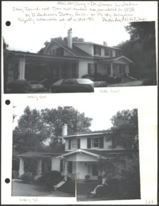 Architecture notebook ##: Jordan House, at 436 McClung Ave., Huntsville, Alabama.