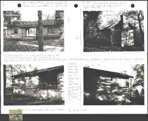 Architecture notebook ##: Log House at Burritt Museum, Huntsville, Alabama.