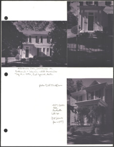 Architecture notebook ##: Houses at 423 and 427 Eustis Ave., Huntsville, Alabama.
