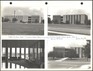Architecture notebook ##: Madison Hall at UAH, Huntsville, Alabama.