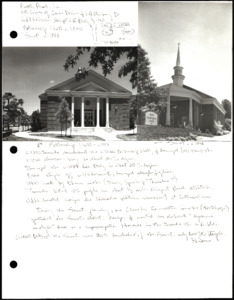 Architecture notebook ##: Faith Presbyterian Church, at 5003 Whitesburg Dr., Huntsville, Alabama.