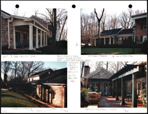 Architecture notebook ##: Ray Jones Residence, at 5005 Garth Rd., Huntsville, Alabama.